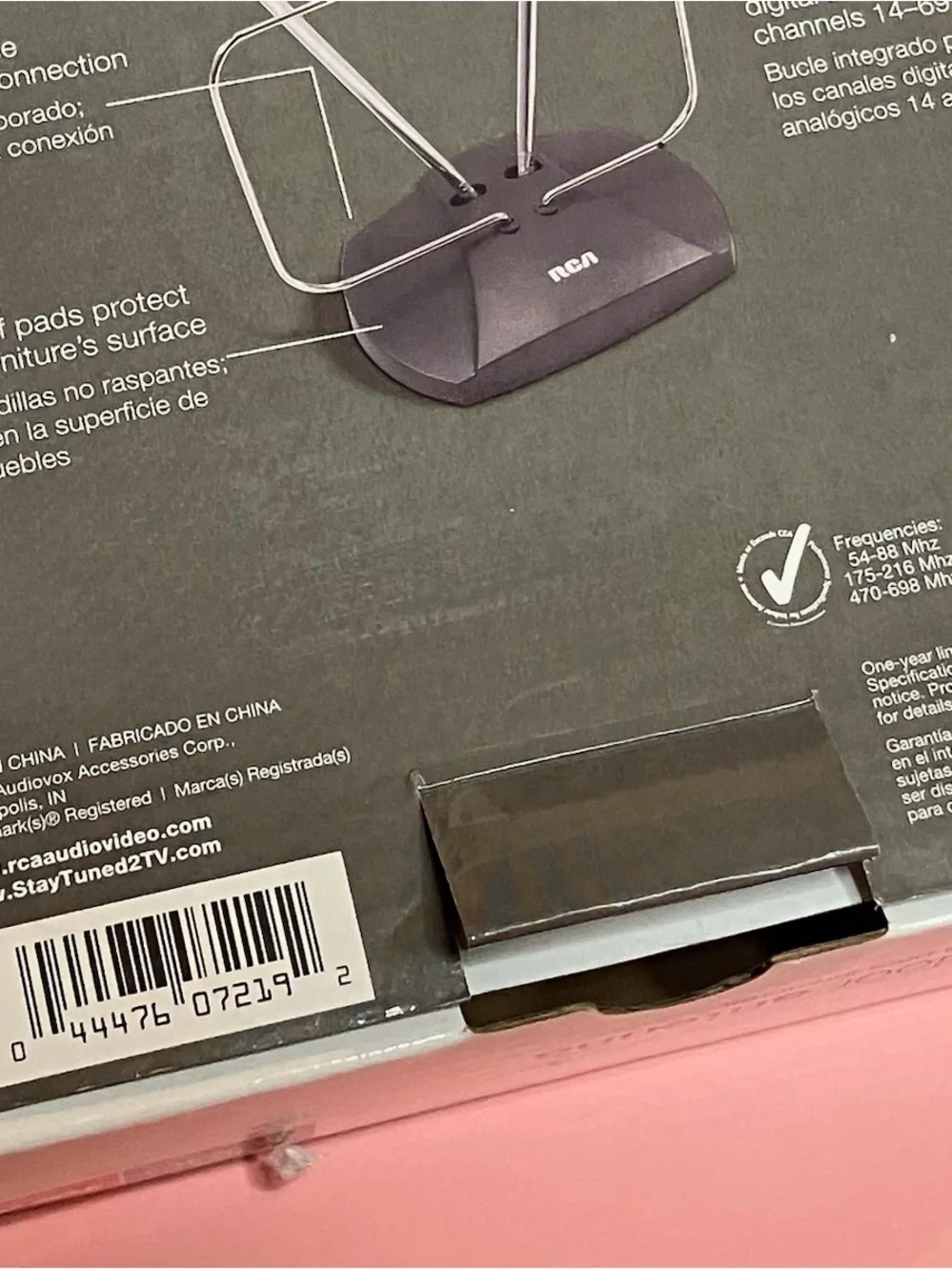 RCA ANT112R Indoor HDTV TV Antenna Rabbit Ears VHF UHF FM - Picture 5 of 10